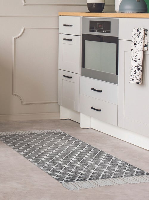 Tapis à frange modèle Zeste - Kiabi