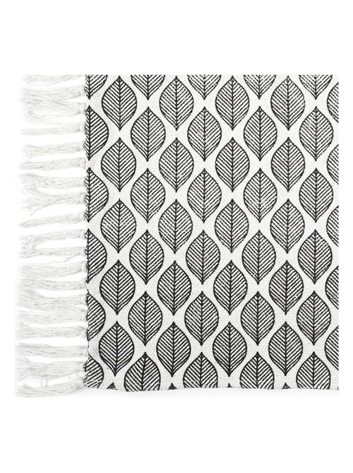 Tapis à frange modèle Zeste - Kiabi