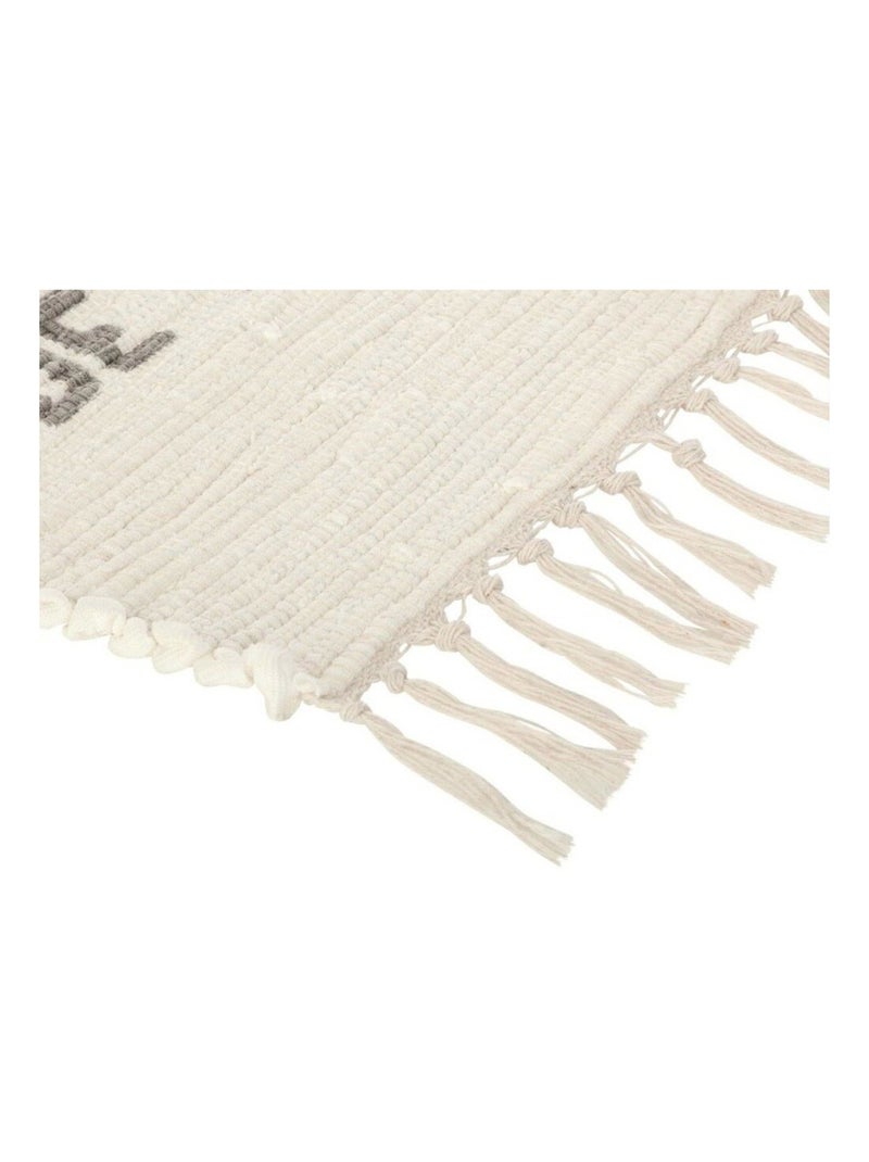 Tapis à franges Tribu Multicolore - Kiabi
