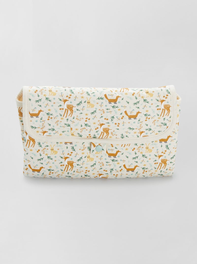 Tapis à langer Blanc/Vert - Kiabi