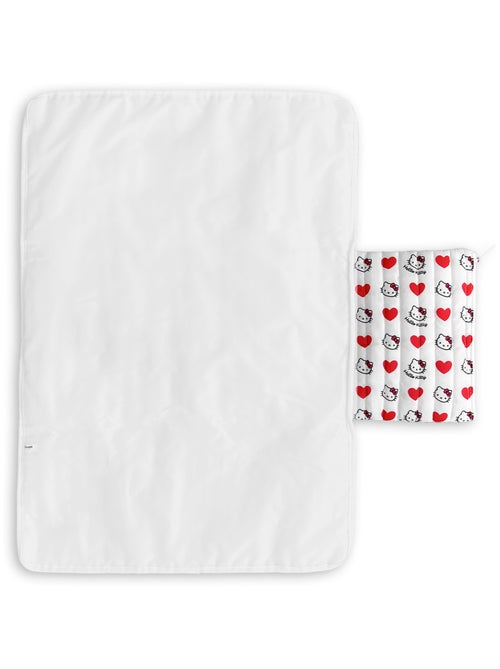 Tapis À Langer Nomade Bébé Enfant 70×50 cm - Hello Kitty - Pochettes Rangement Zippées Intégrées - Kiabi