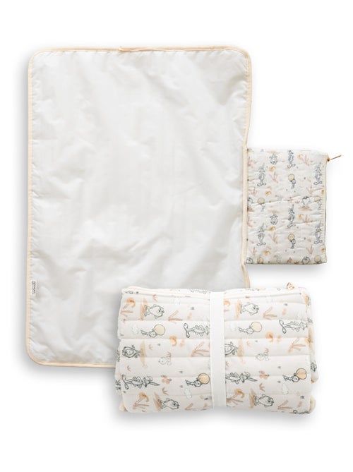 Tapis À Langer Nomade Bébé Enfant 70×50 cm –  LOONEY TUNES – Pochettes Rangement Zippées Intégrées - Kiabi