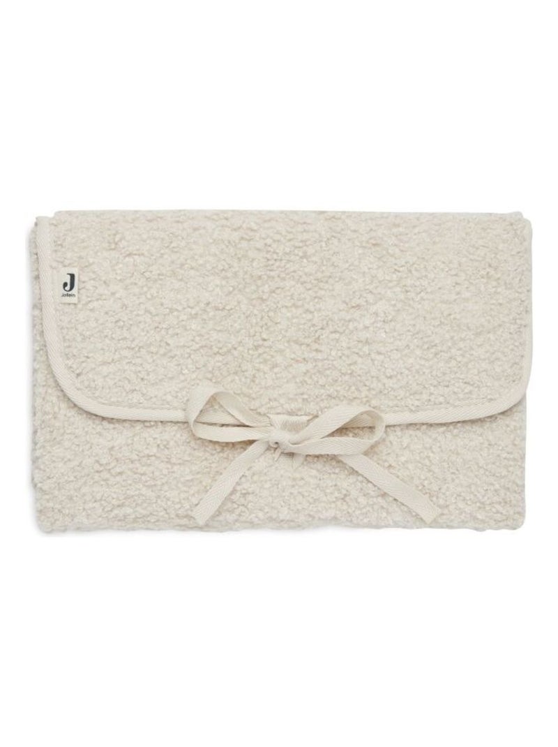 Tapis à langer nomade Boucle Beige - Kiabi