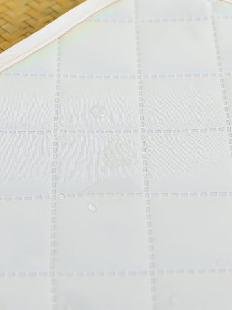 Tapis à Langer Nomade en Coton Bio Blanc Blanc - Kiabi