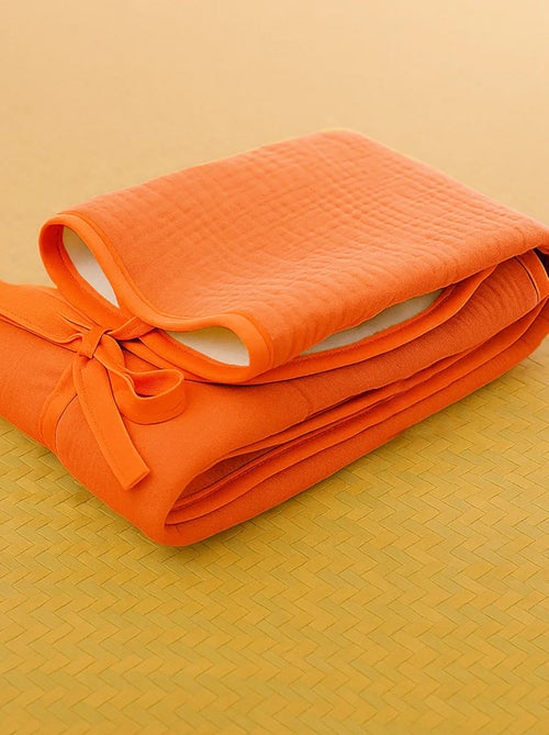 Tapis à Langer Nomade en Coton Bio Fraise - Kiabi