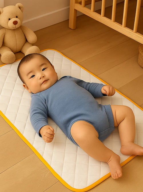 Tapis à Langer Nomade en Coton Bio Honey - Kiabi