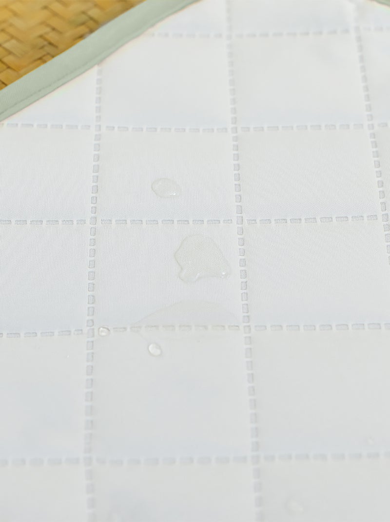 Tapis à Langer Nomade en Coton Bio Vert Vert - Kiabi