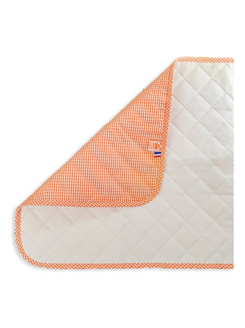 Tapis à Langer Nomade en Coton Bio Vichy - Kiabi