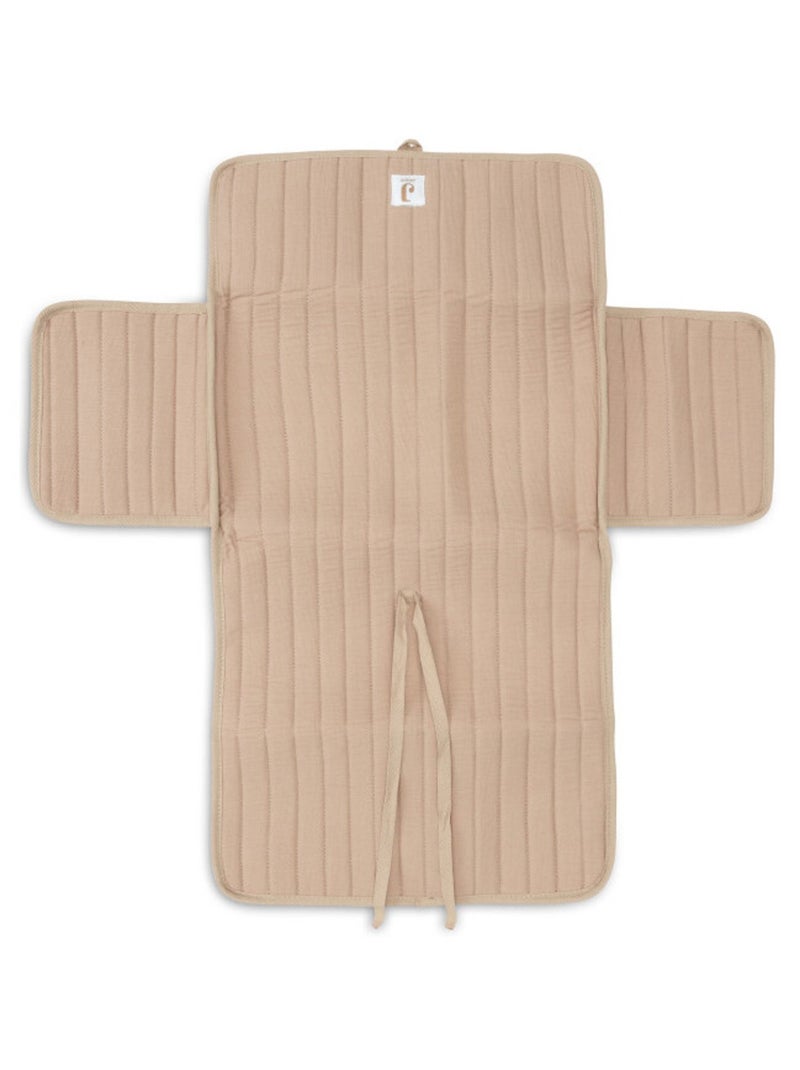 Tapis à langer Nomade Gaze de coton Jollein Marron - Kiabi