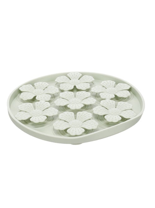 Tapis a lécher Fleur Rond - Kiabi
