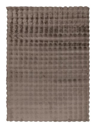 Tapis à poils longs doux effet 3D design Beppo