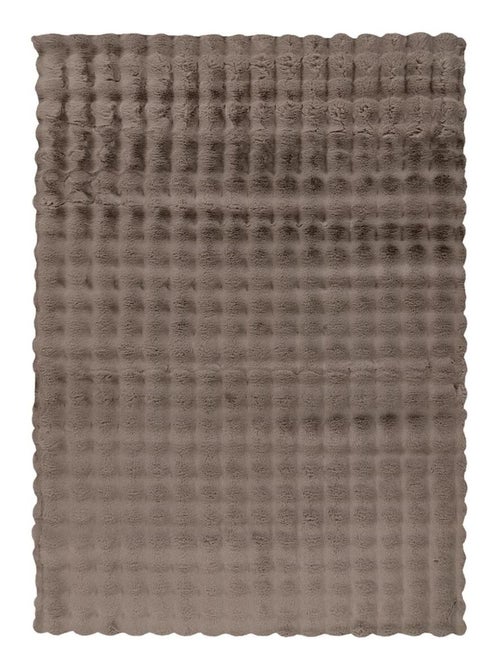 Tapis à poils longs doux effet 3D design Beppo - Kiabi