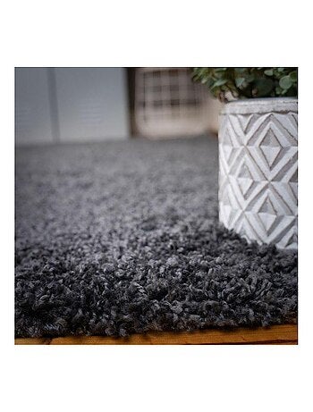 Tapis à poils longs uni moderne Bingo