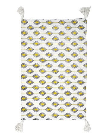 Tapis à pompons à motifs ZESTE