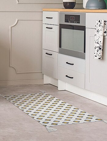 Tapis à pompons à motifs ZESTE