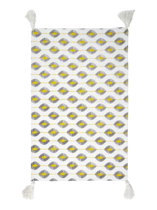 Tapis à pompons modèle Zeste - Kiabi