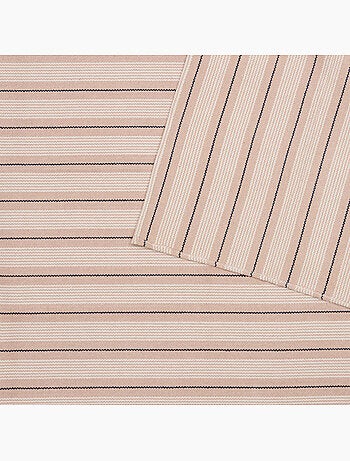 Tapis à rayures en coton antidérapant GROOVE