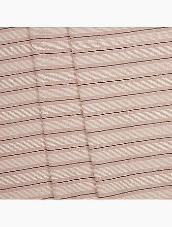 Tapis à rayures en coton antidérapant groove