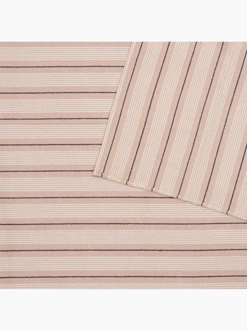 Tapis à rayures en coton antidérapant GROOVE - Kiabi