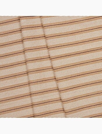 Tapis à rayures en coton antidérapant groove