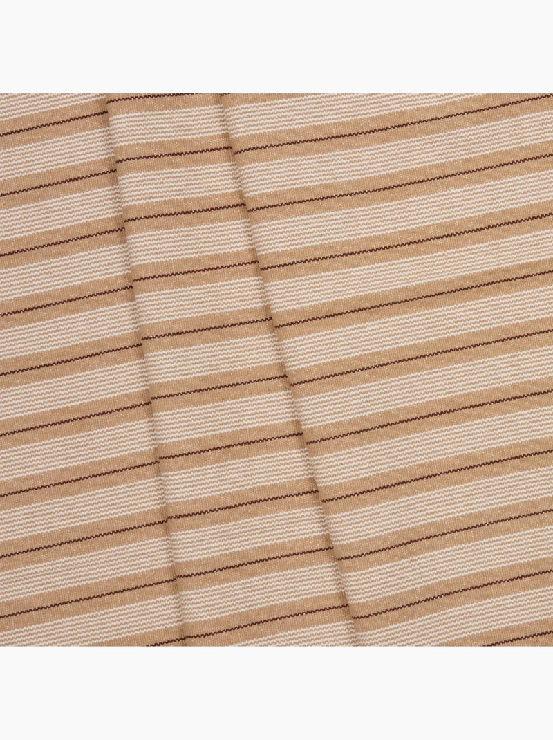Tapis à rayures en coton antidérapant GROOVE Lin - Kiabi
