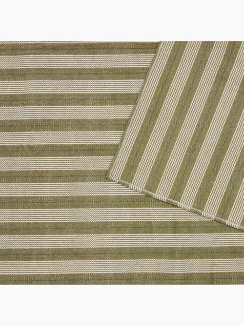 Tapis à rayures en coton antidérapant GROOVE - Kiabi