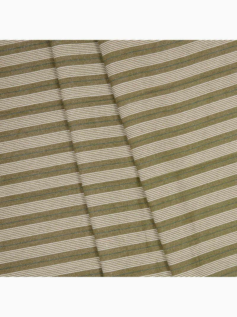 Tapis à rayures en coton antidérapant GROOVE Vert - Kiabi