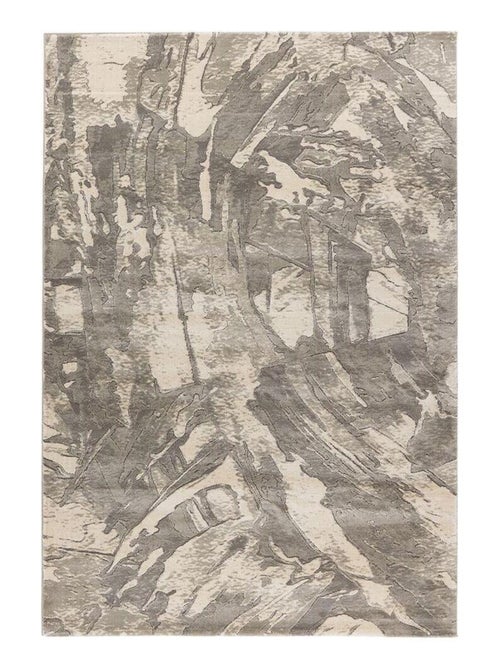 Tapis abstrait design à poils ras Nelle - Kiabi