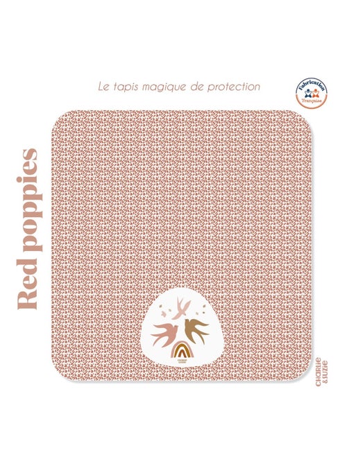 Tapis activité Red Poppies Motif Hirondelle - Kiabi Tapis activité Red Poppies Motif Hirondelle - Kiabi