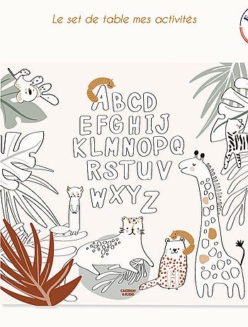 Tapis activités "Coloriage" Alphabet Savana