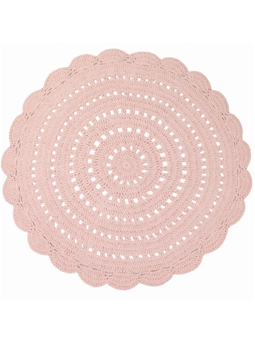 Tapis Alma Nude en coton - Kiabi
