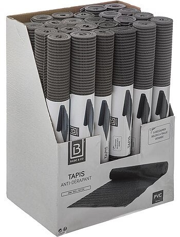 Tapis anti-dérapant enroulable grande largeur