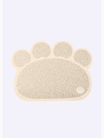 Tapis anti poussières forme patte, foncé