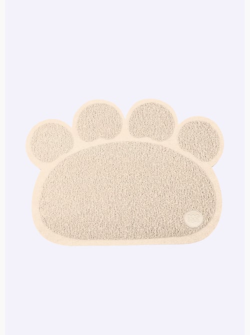 Tapis anti poussières forme patte, foncé - Kiabi