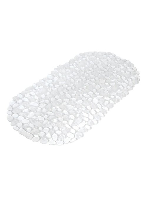 Tapis antidérapant fond de baignoire effet galet - Kiabi