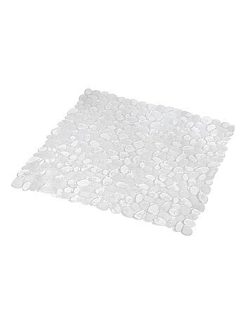 Tapis antidérapant fond de douche effet galet