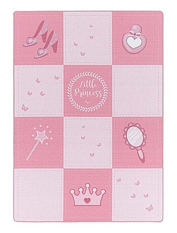 Tapis antidérapant rose pour fille Princess