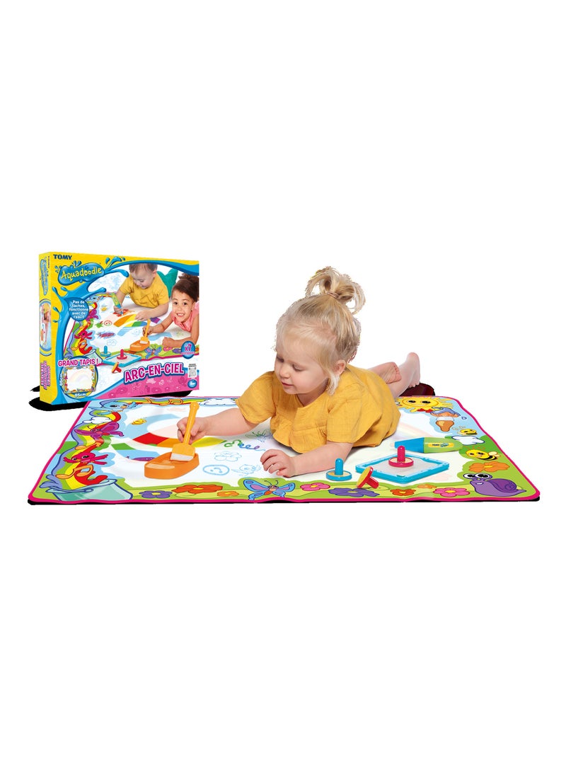 Tapis aquadoodle maxi arc-en-ciel - dessiner sans se tacher ! Dès 18 mois N/A - Kiabi
