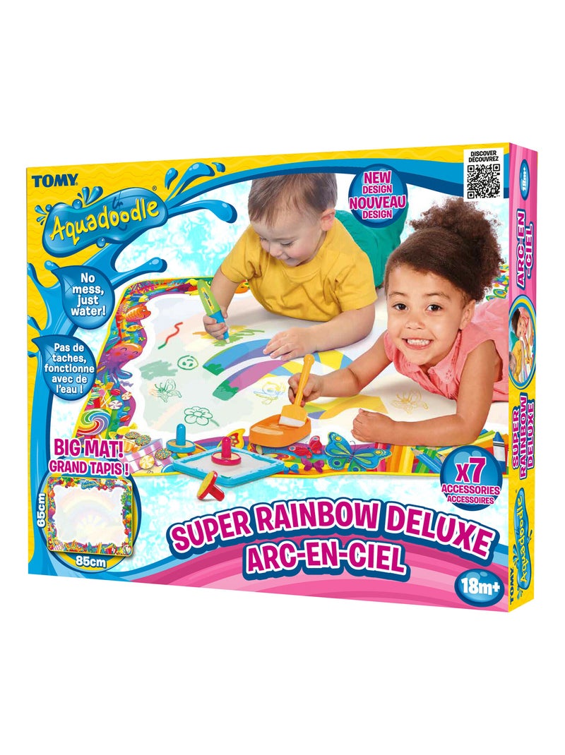 Tapis aquadoodle maxi arc-en-ciel - dessiner sans se tacher ! Dès 18 mois N/A - Kiabi