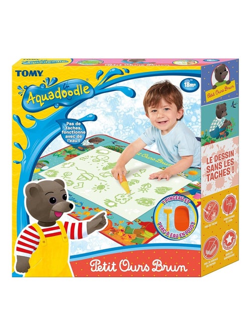 Tapis aquadoodle petit ours brun - dessiner sans se tacher - Kiabi