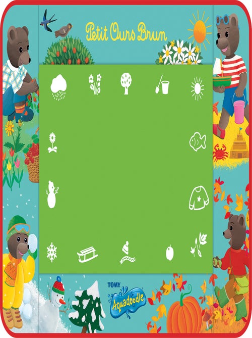 Tapis aquadoodle petit ours brun - dessiner sans se tacher - Kiabi