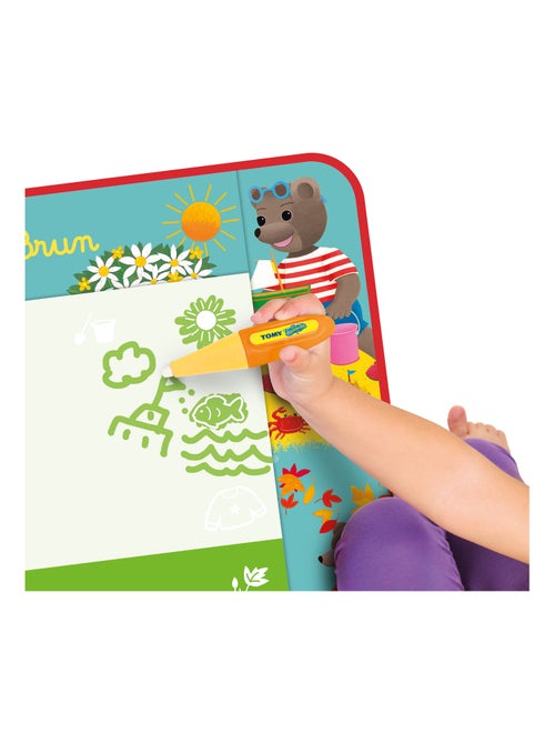 Tapis aquadoodle petit ours brun - dessiner sans se tacher - Kiabi