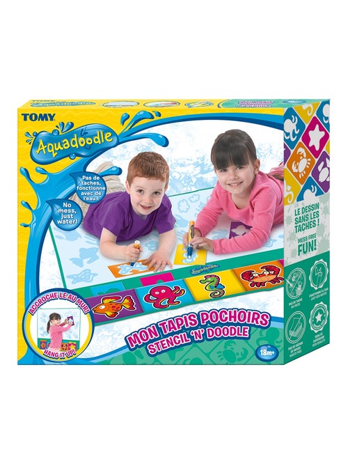 Tapis aquadoodle pochoirs - dessiner sans se tacher ! Dès 18 mois - Kiabi