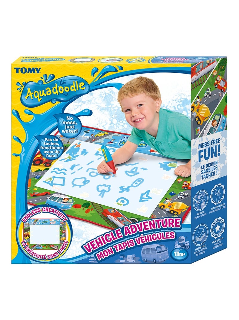 Tapis aquadoodle véhicules - dessiner sans se tacher ! N/A - Kiabi