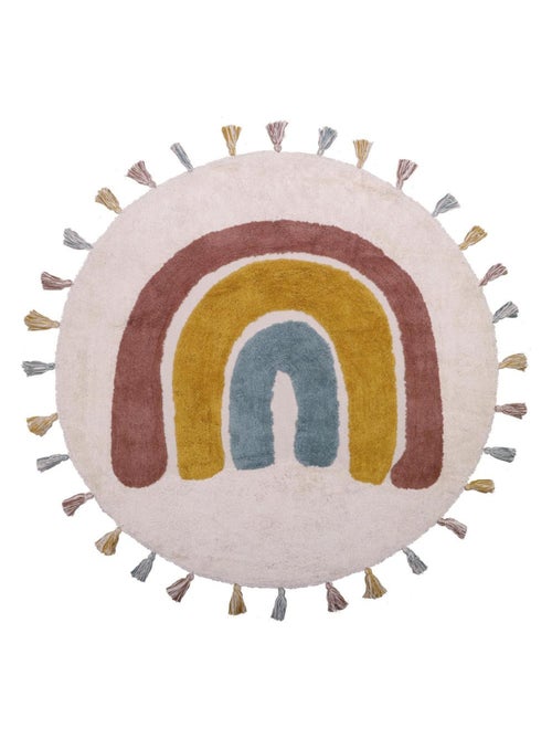Tapis Arc en Ciel Rainbow en coton - Kiabi