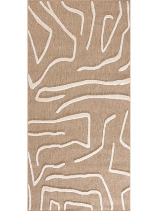 Tapis aspect jute - Palma - Motif géométrique
