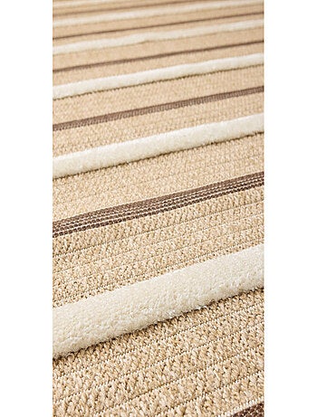 Tapis aspect jute - Palma - Motif zèbre