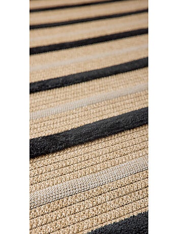 Tapis aspect jute - Palma - Motif zèbre
