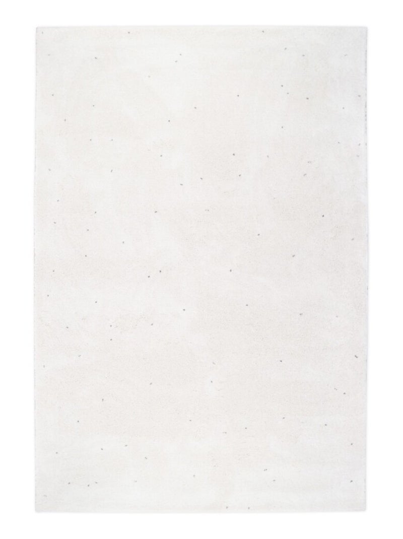 Tapis aspect laine matière recyclée Kusumi Beige gris - Kiabi