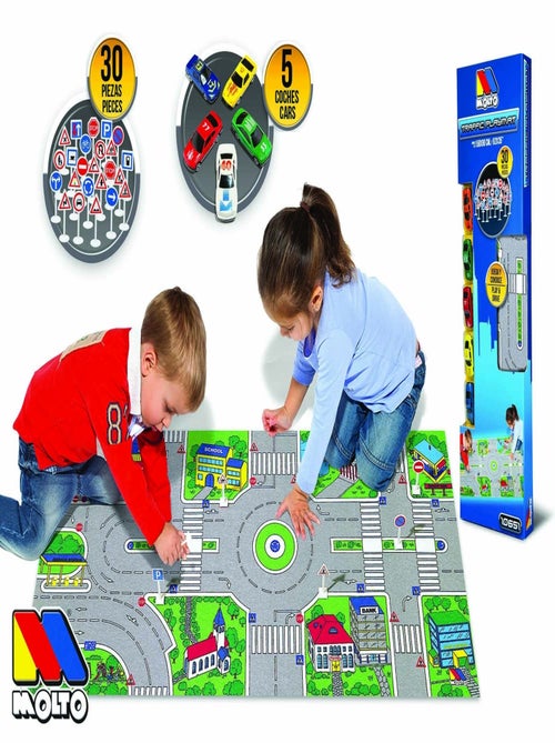 Tapis Avec Boîte Panneaux Et Voiture - Molto - Kiabi